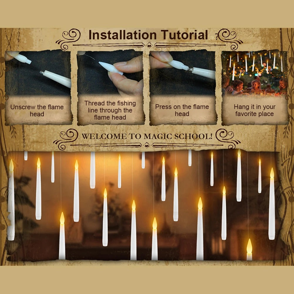 Magic Glow Floating Candles
