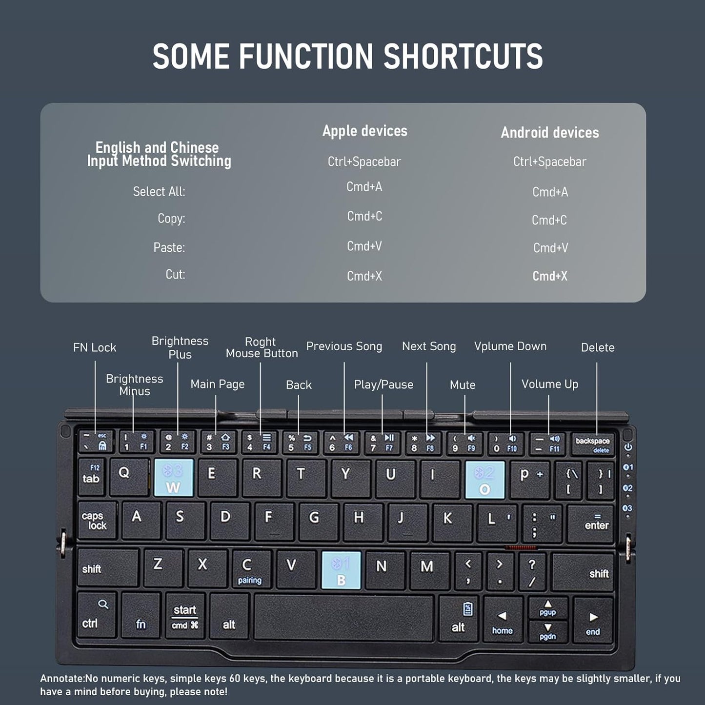 Pocket-Sized Bluetooth Keyboard