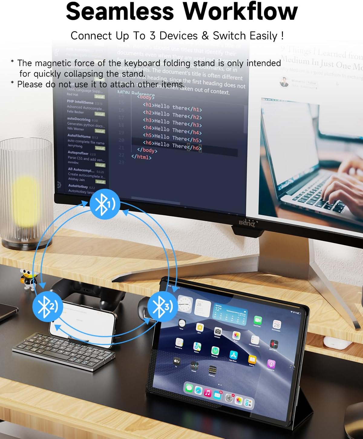 Pocket-Sized Bluetooth Keyboard